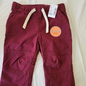 The Children's Place Boys Maroon Pants. Size 18-24 months. New w/ tags